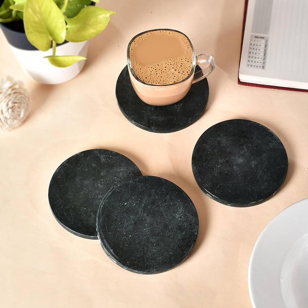 Beslana Stone Round Coaster Set