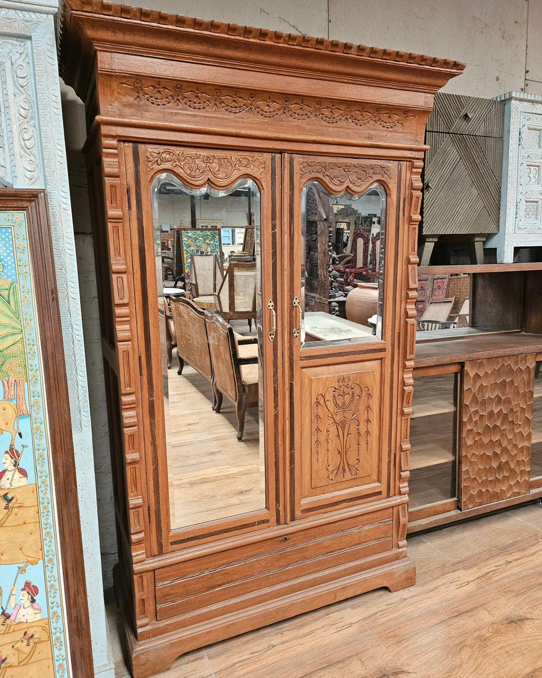 Antique Wooden Wardrobe