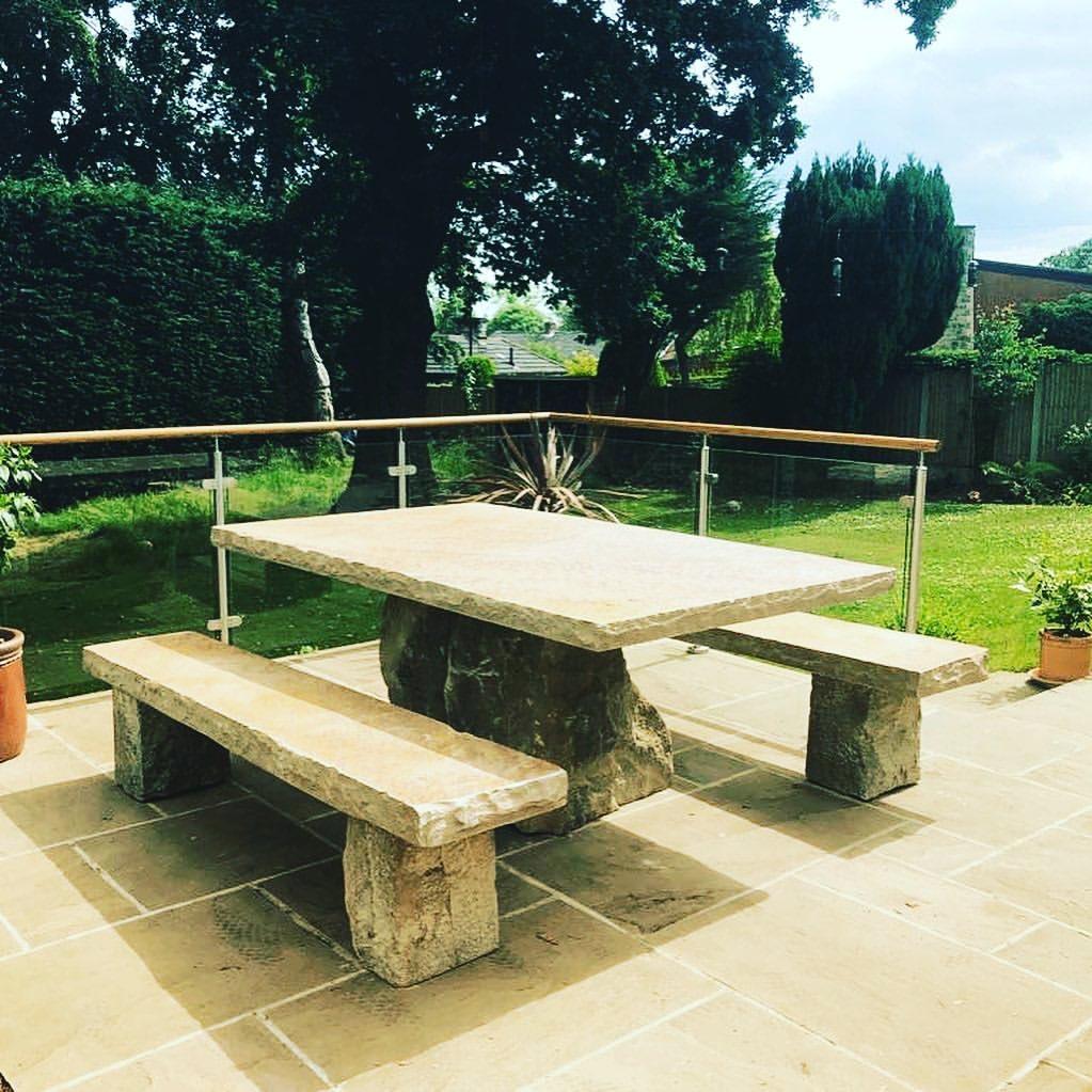 Sandstone Rustic Dining Set