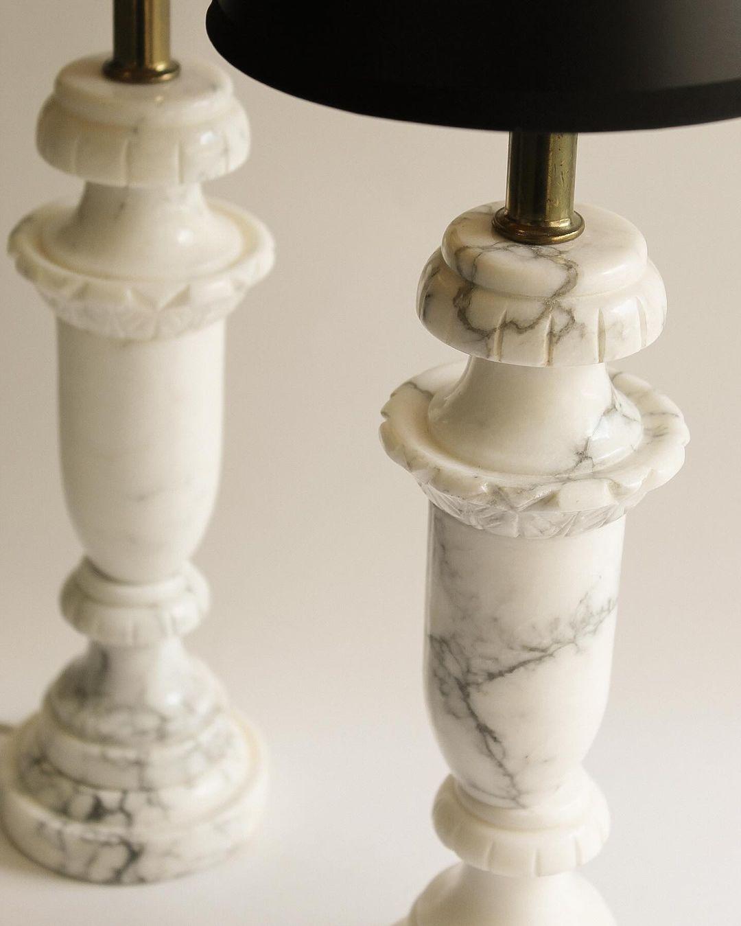 White Marble Classic Table Lamp - Image 4