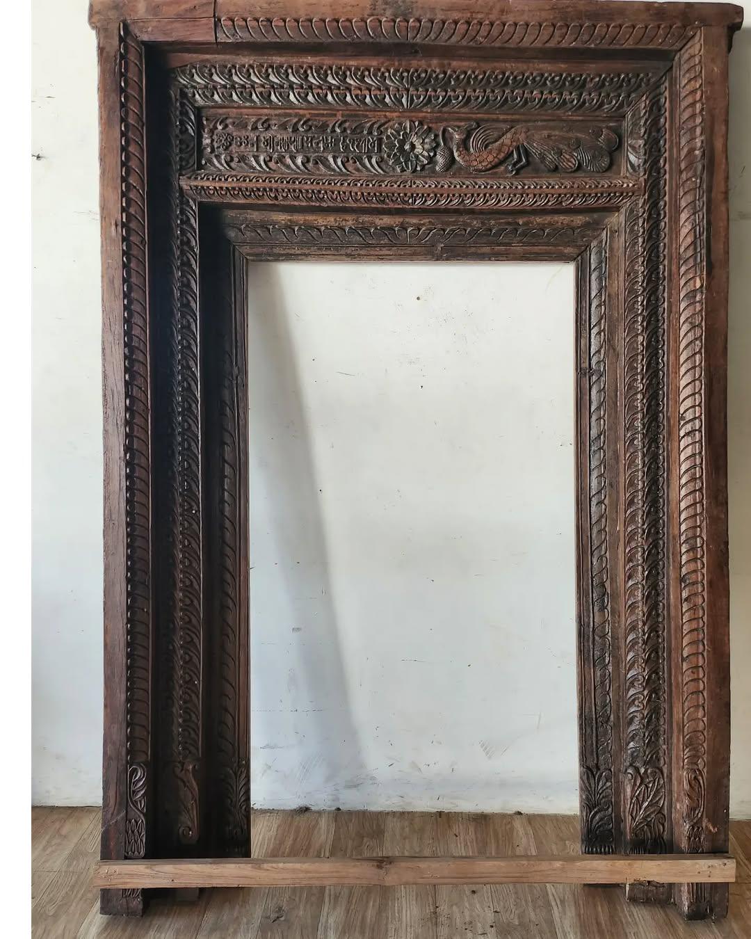 Antique Wooden Door Frame