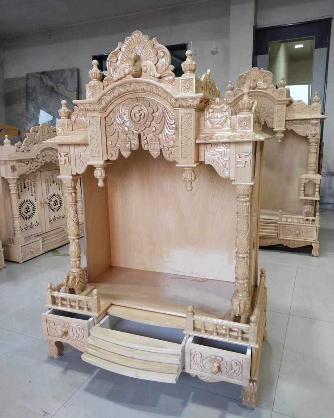Wooden Handcrafted Temple