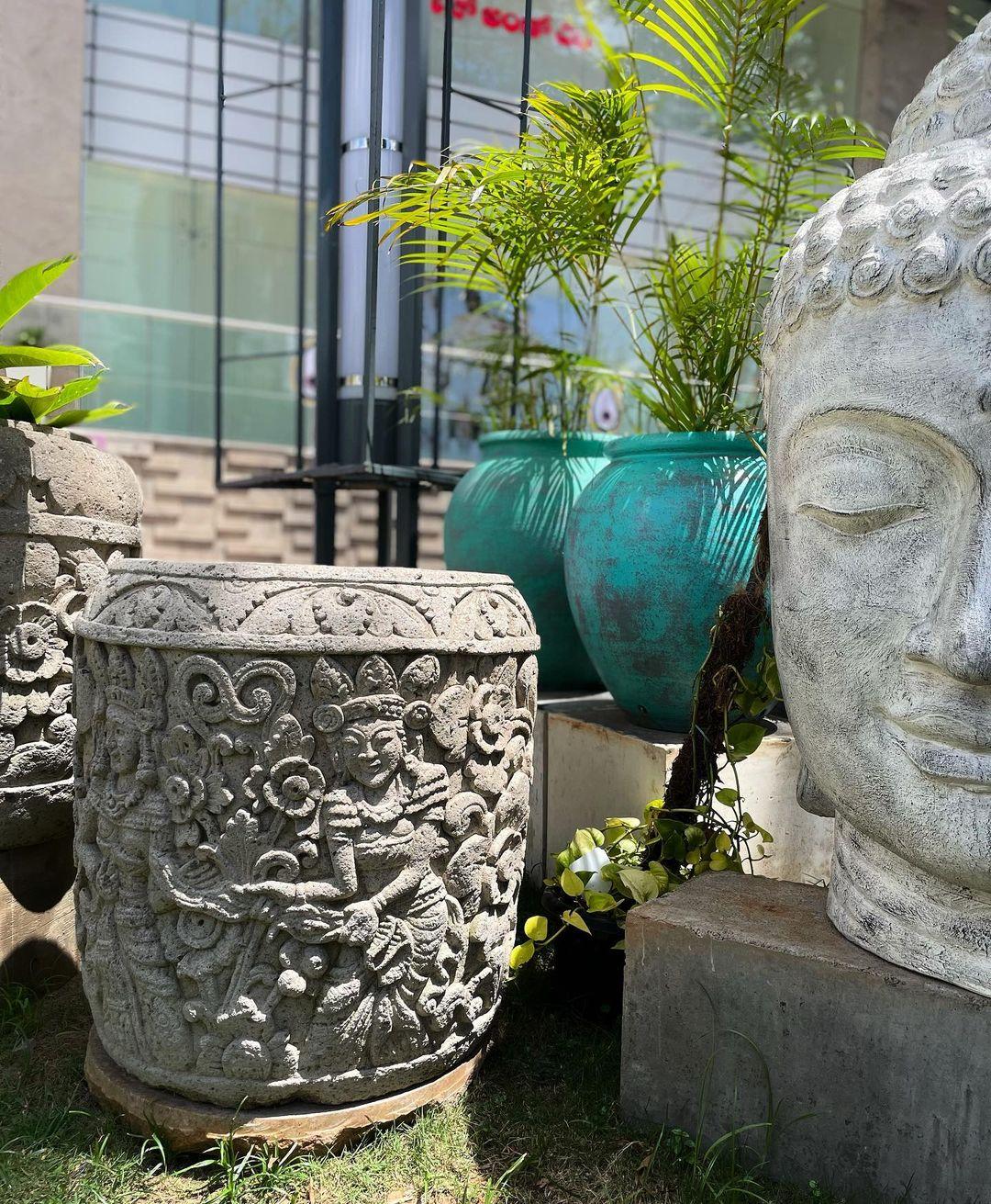 Bali Stone Planter