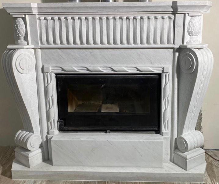 Sandstone Fireplace Mantel