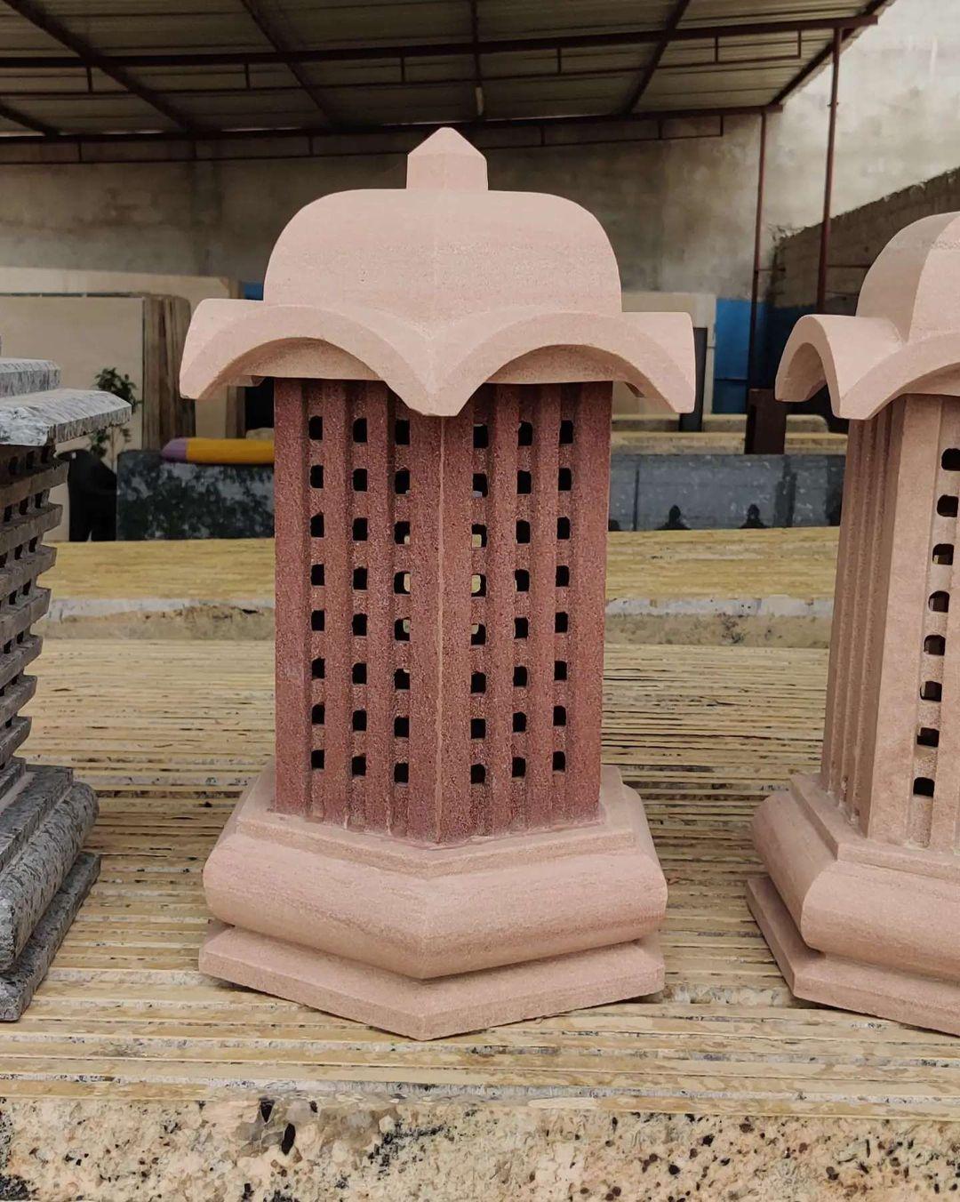 Agra Red Hexagonal Lantern