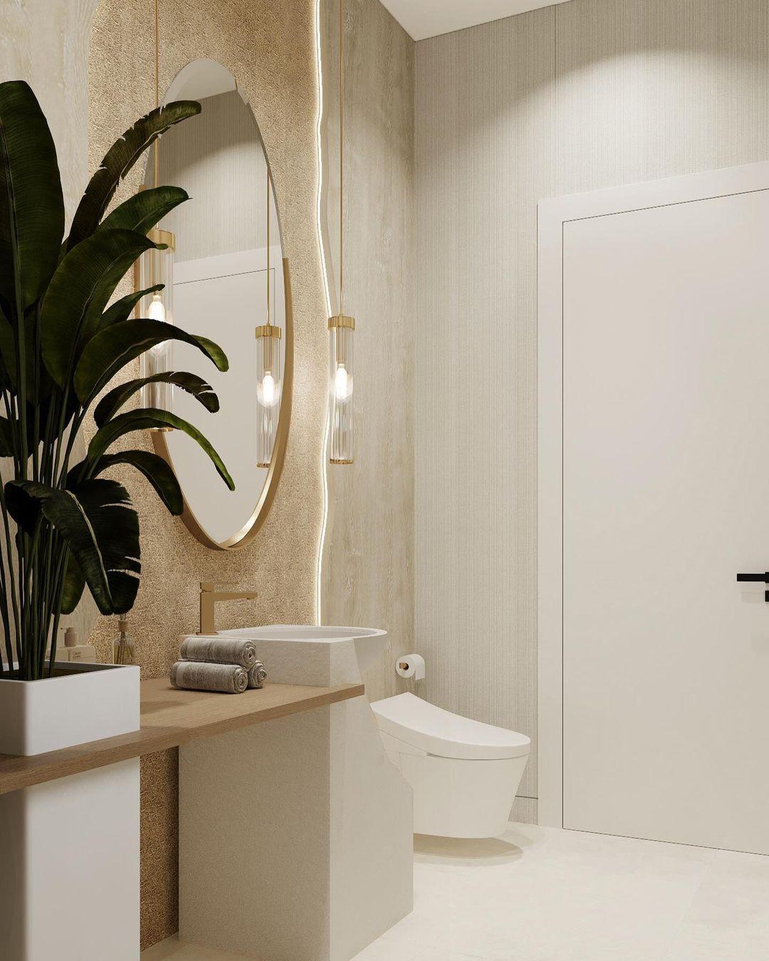 White Marble Modern Washbasin - Image 3