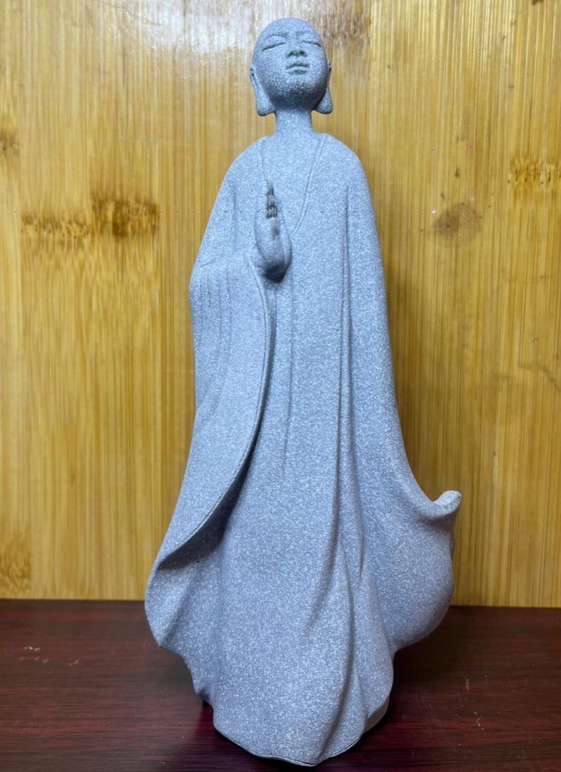 Bali Marble Monk Figurine