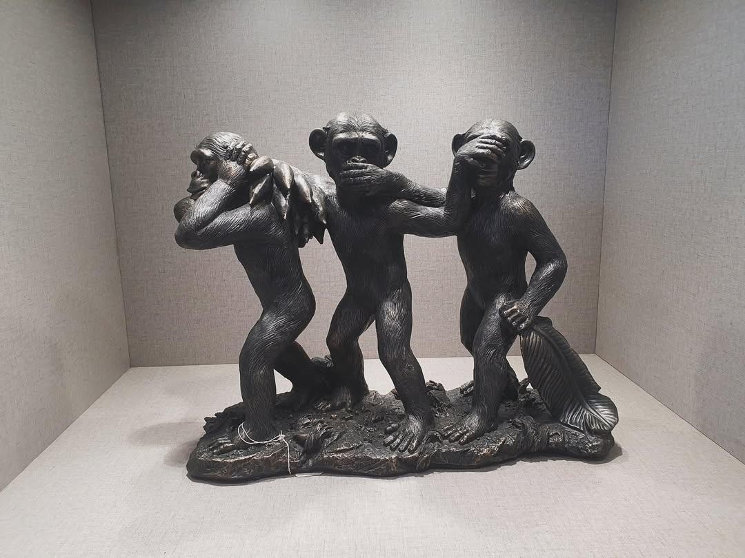 Three Wise Monkeys Sculpture