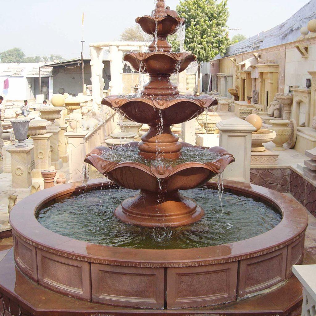 Sandstone Tiered Fountain