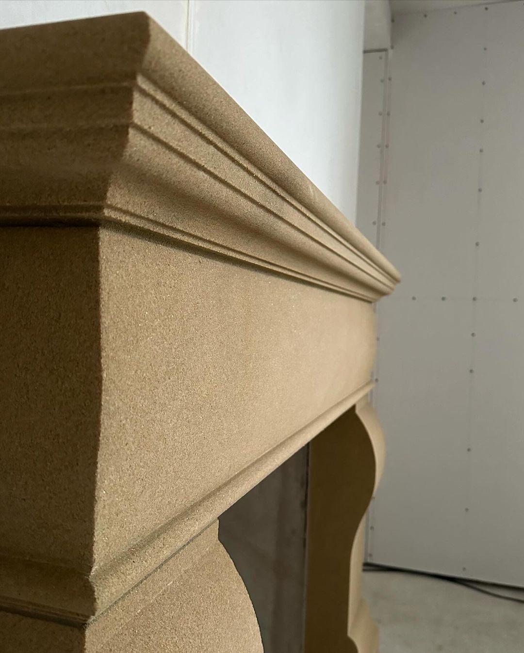 Sandstone Fireplace Mantel - Image 3