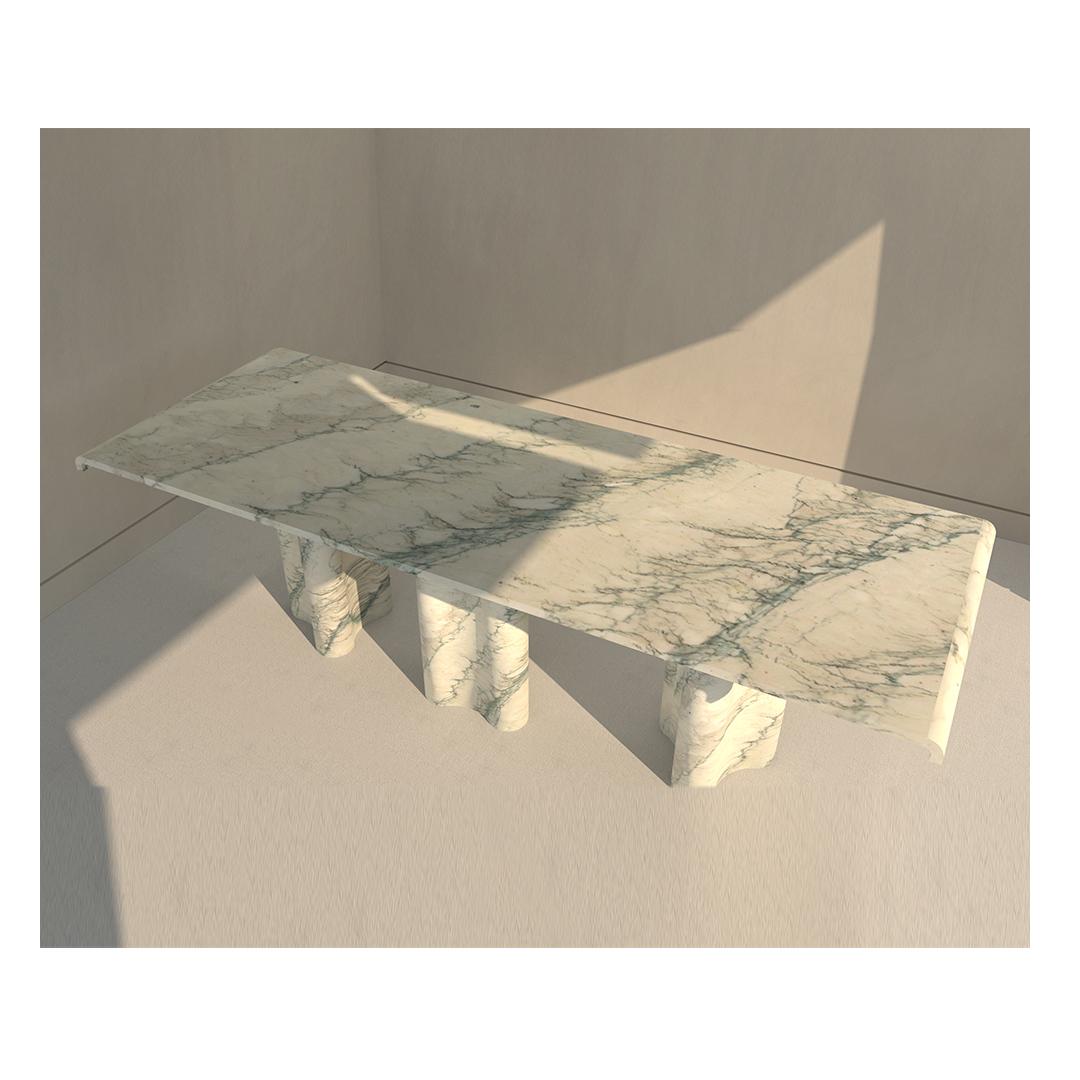 Sculptural Marble Dining Table