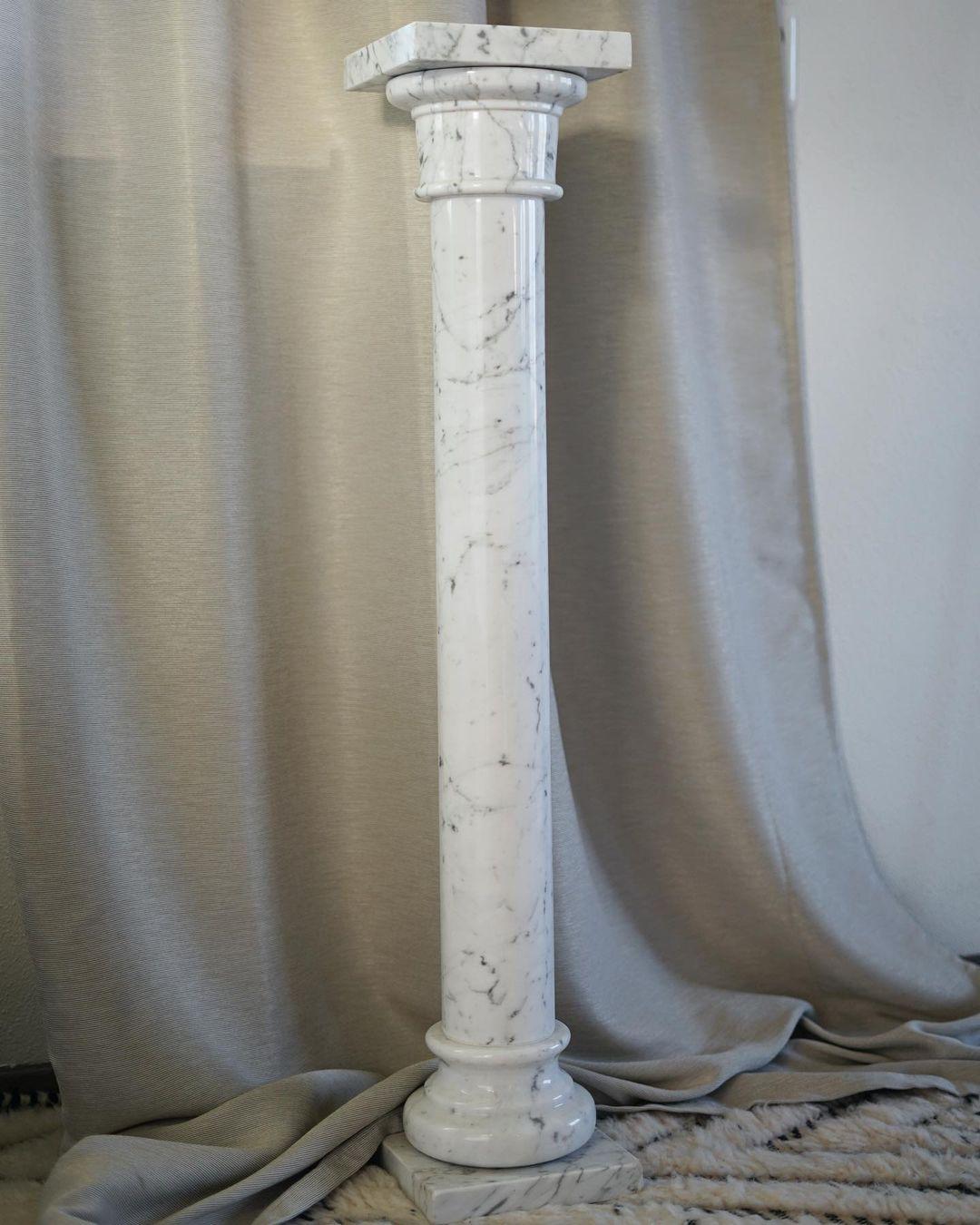White Marble Column