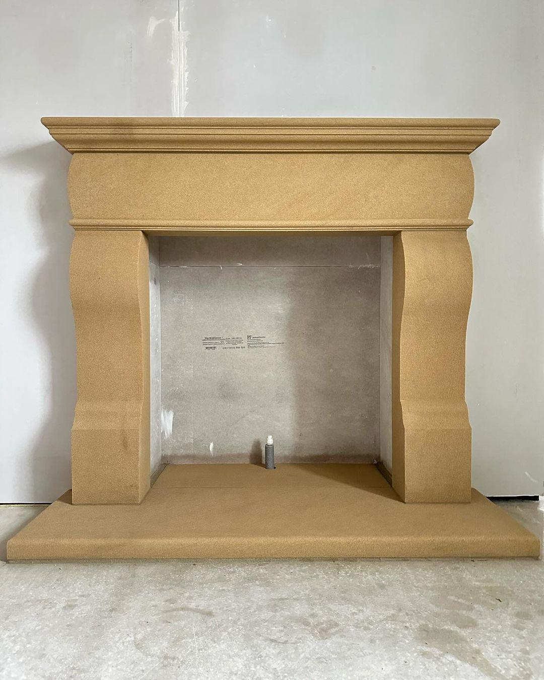 Sandstone Fireplace Mantel