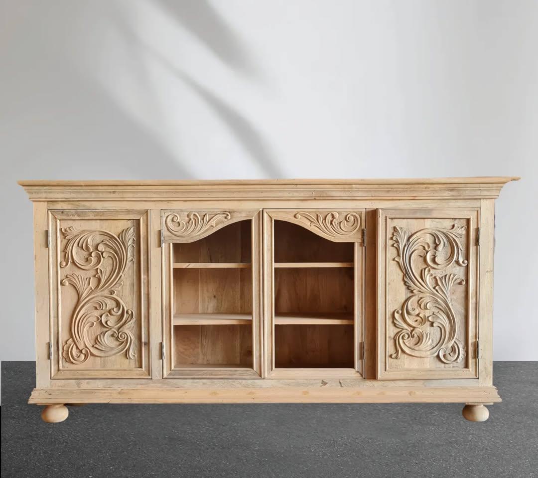 Ornate Wooden Sideboard - Image 2