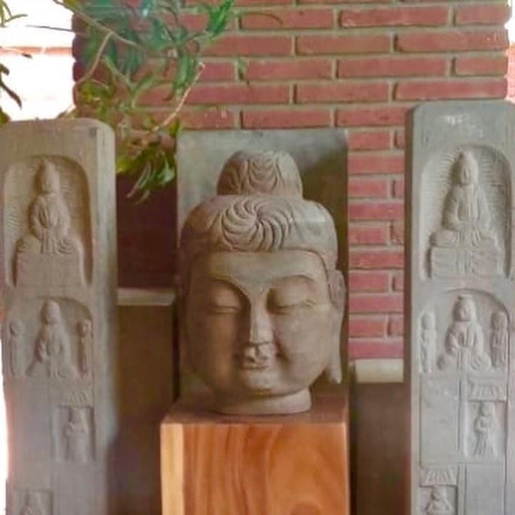Sandstone Buddha Pillars - Image 2
