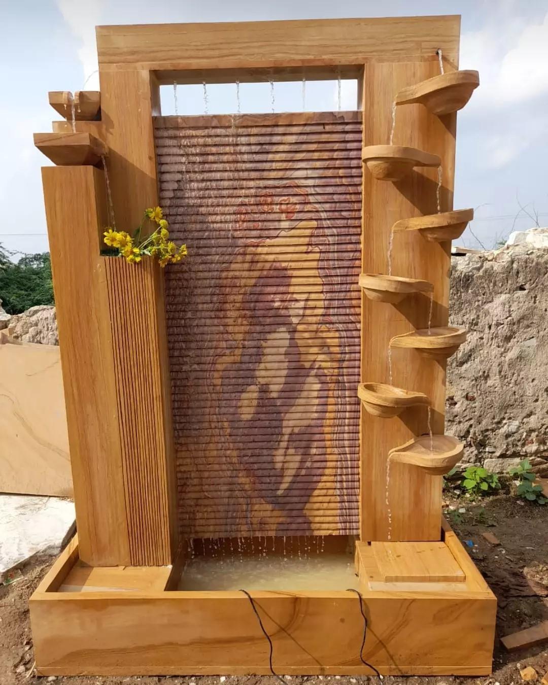 Sandstone Wall Fountain