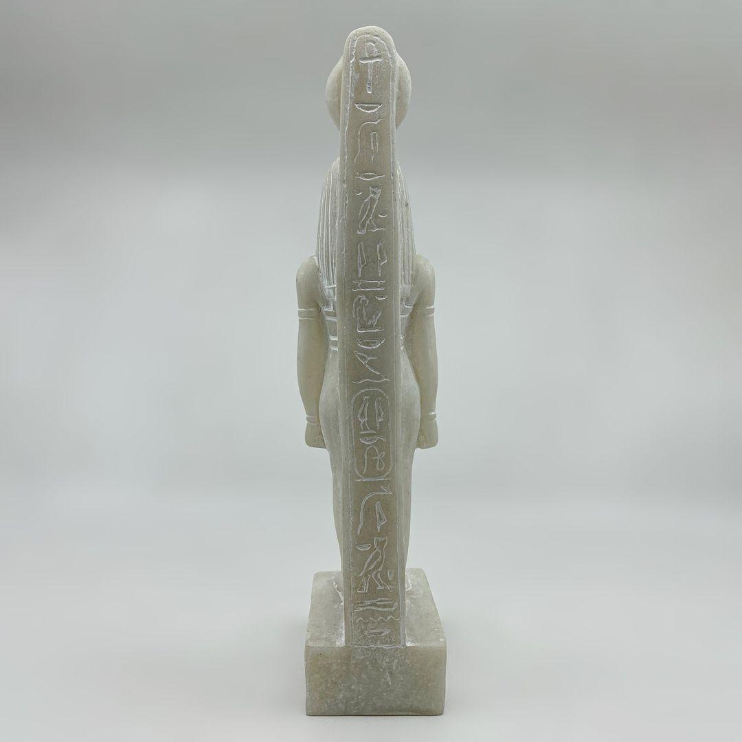 White Marble Egyptian Sculpture - Image 3