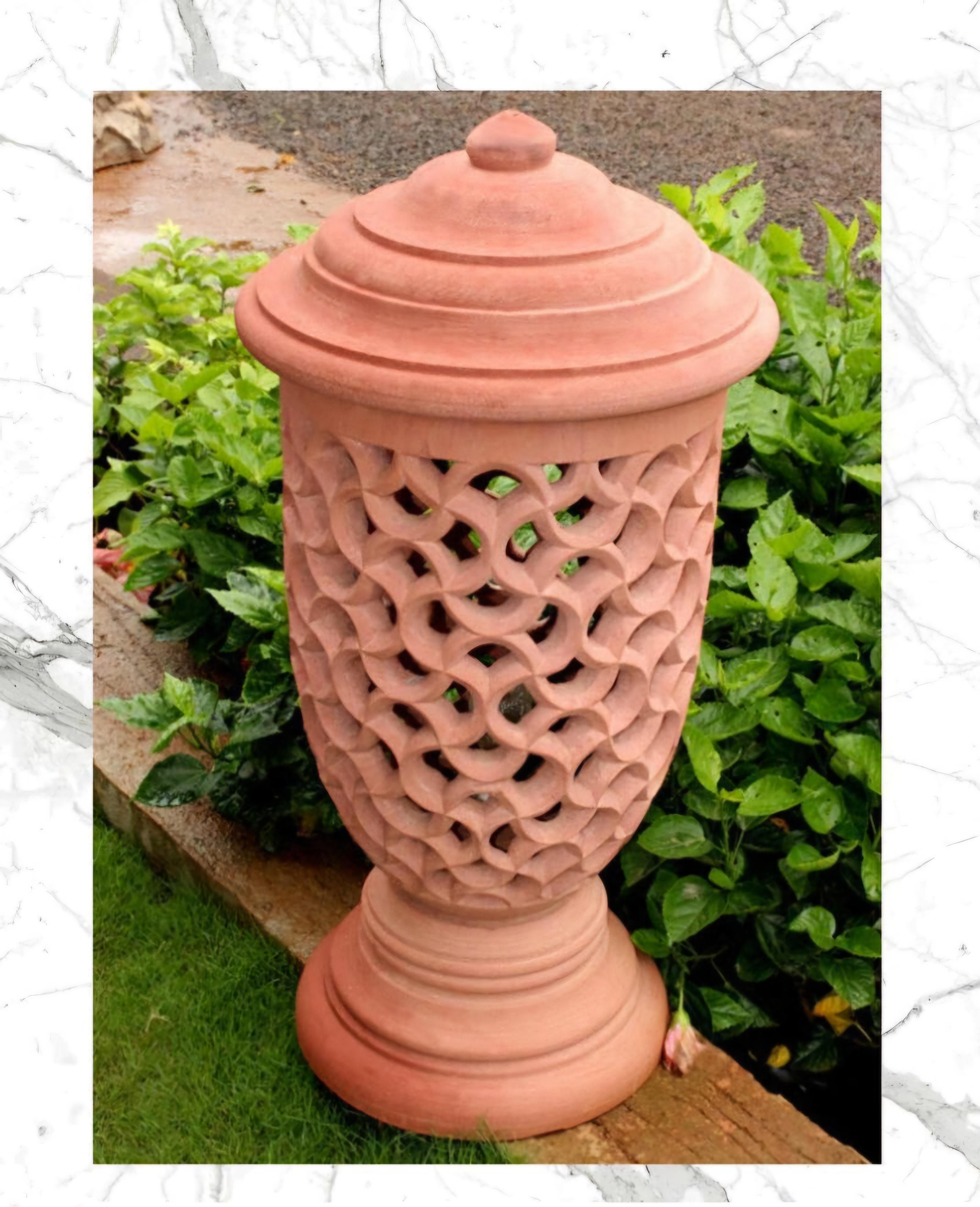 Agra Red Lattice Lantern