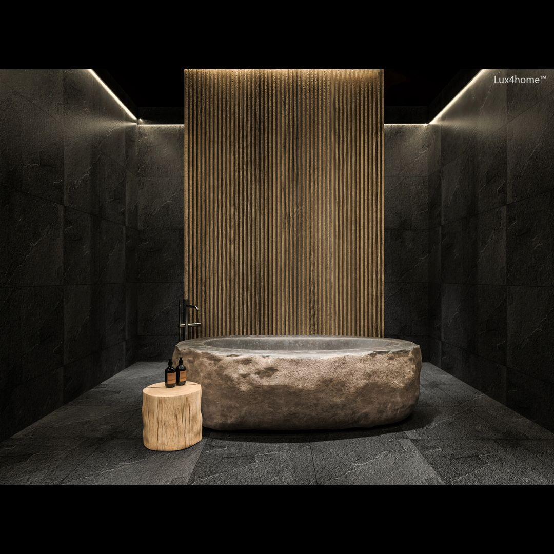 Basalt Stone Bathtub