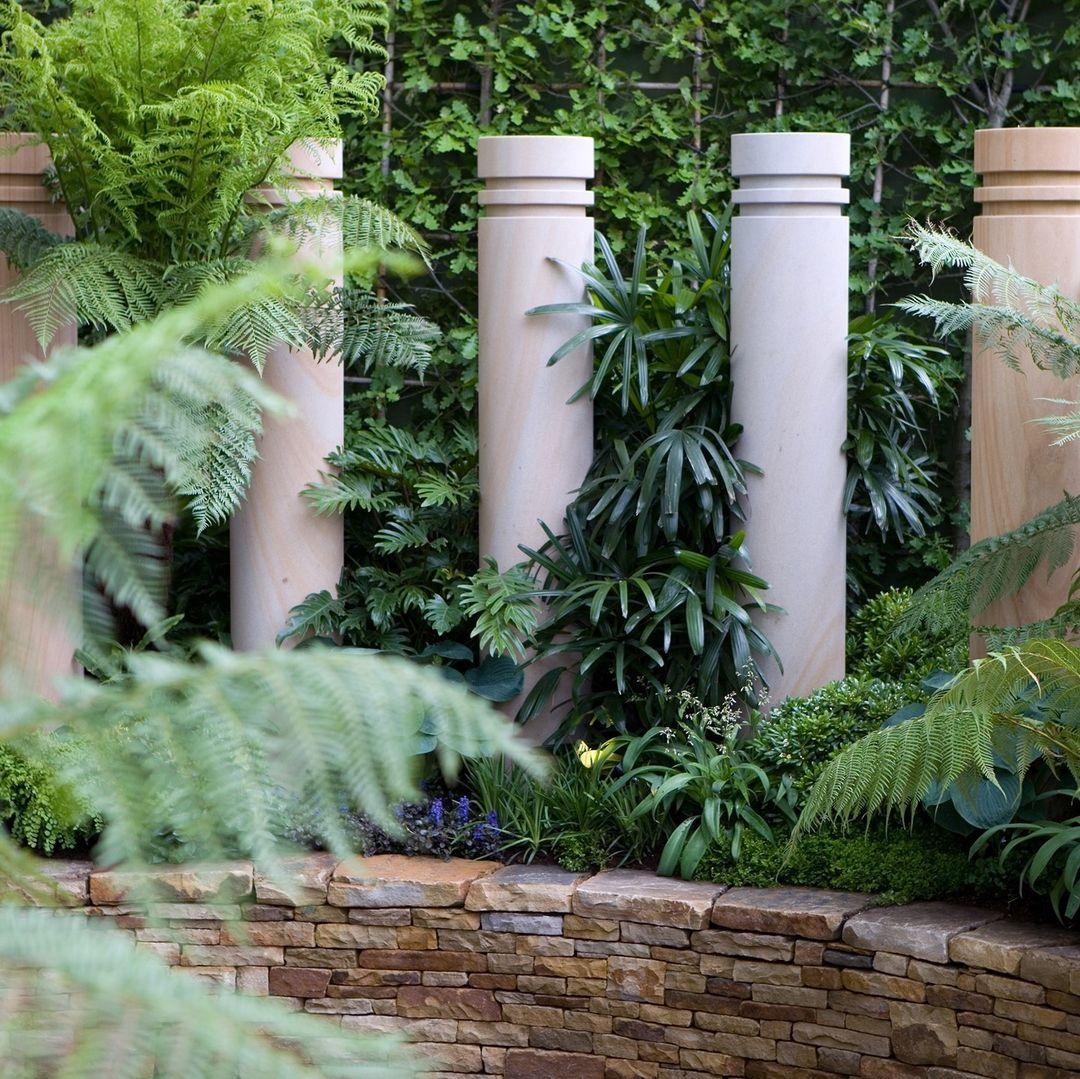 Sandstone Garden Pillars