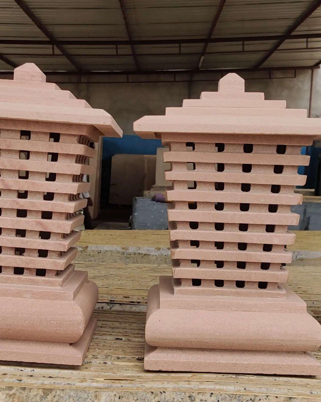 Agra Red Layered Lantern