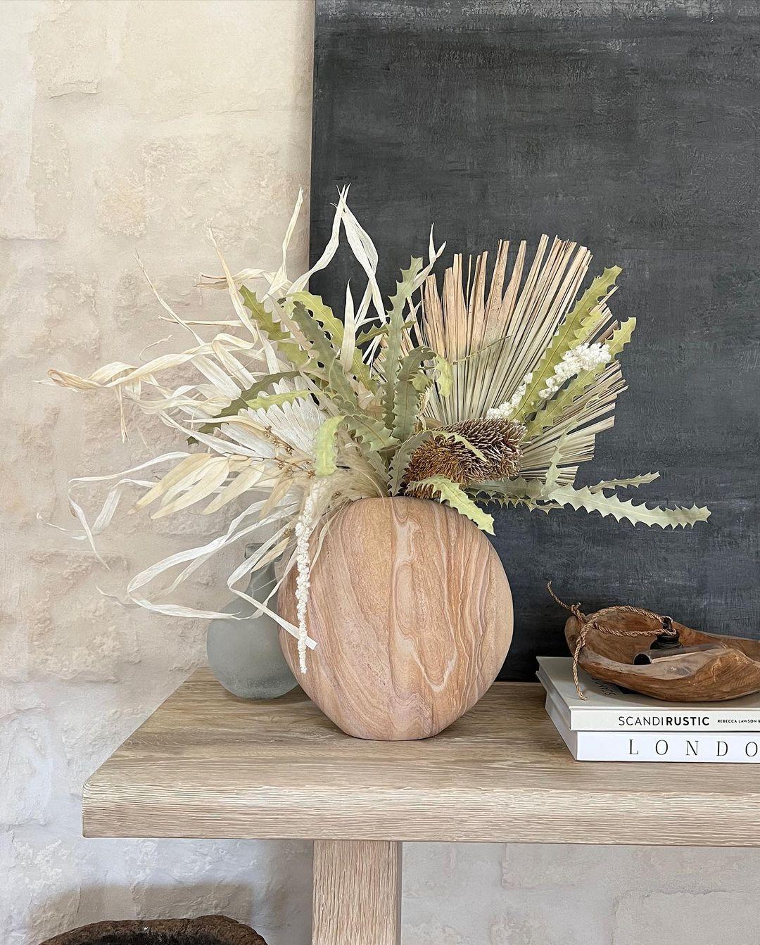 Sandstone Round Vase