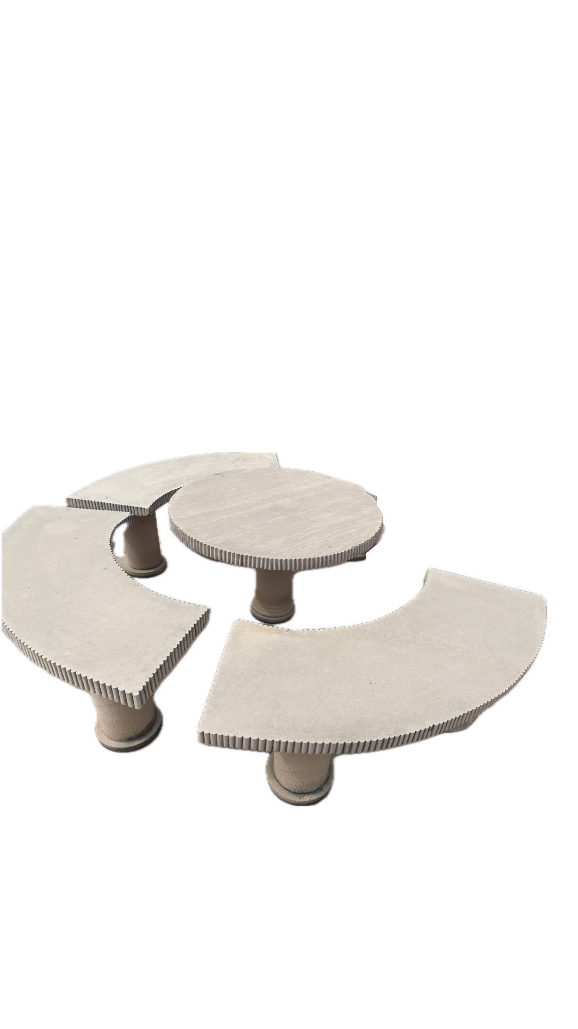Sandstone Modular Table Set