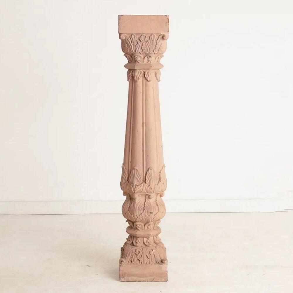 Ornate Sandstone Column