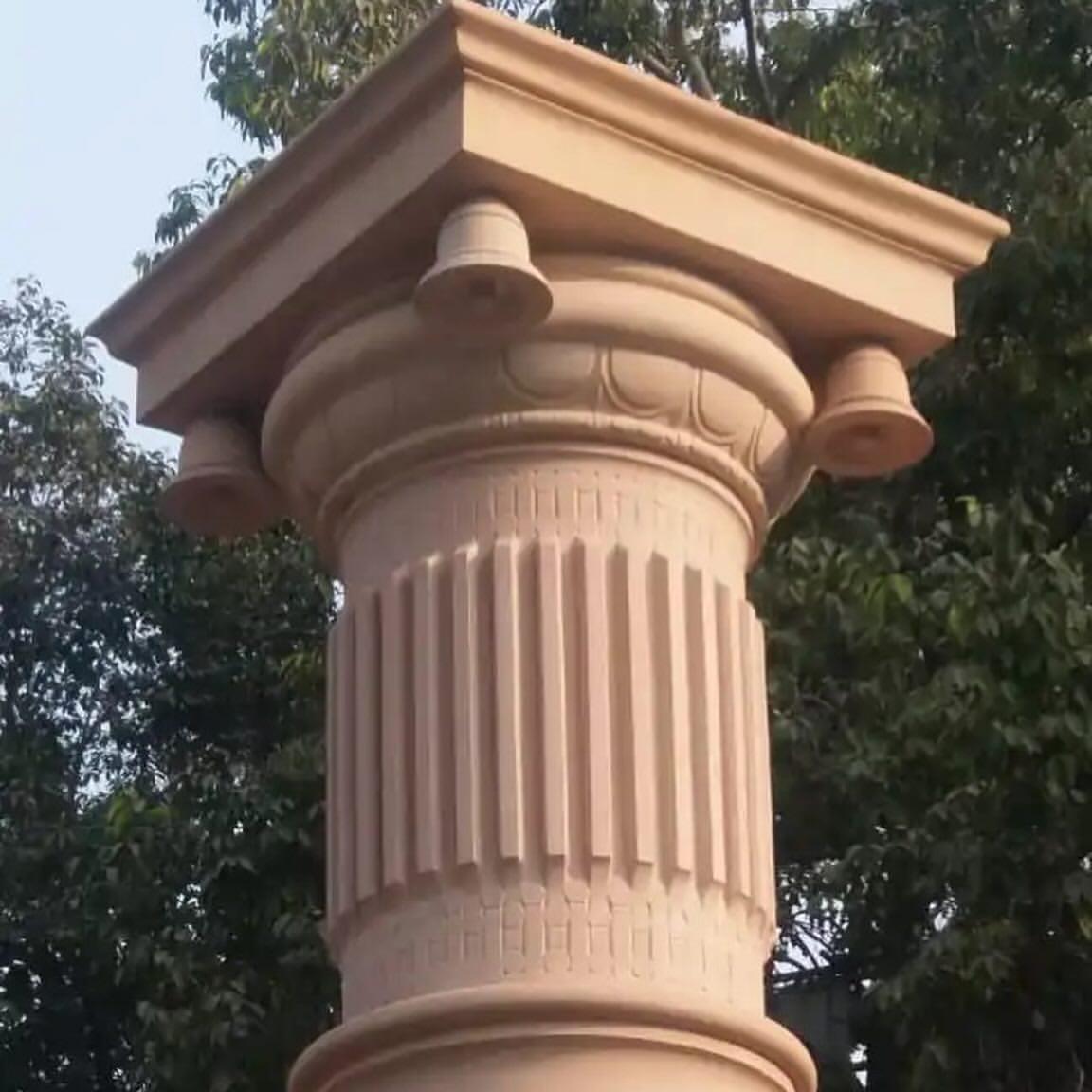Decorative Sandstone Column