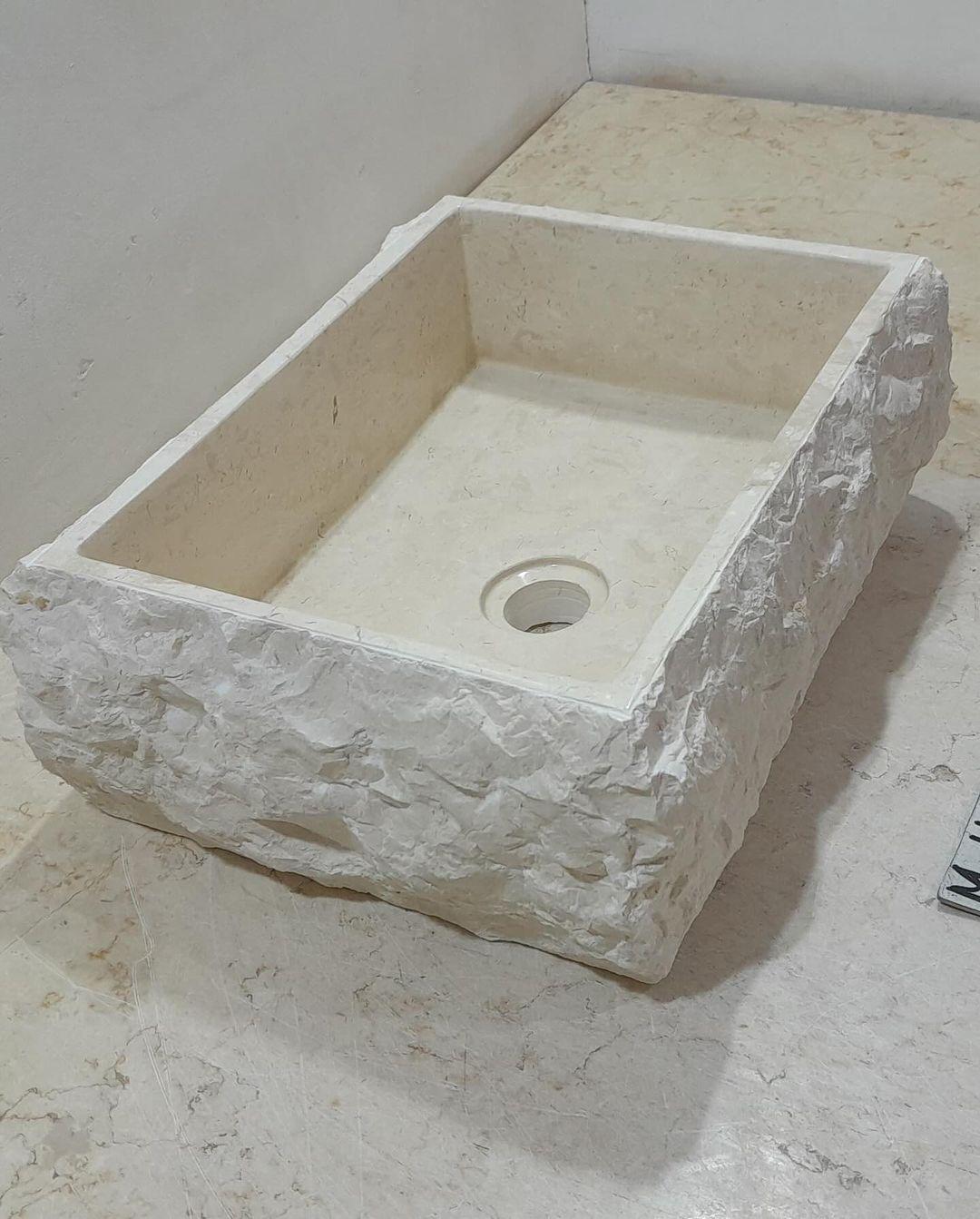 Sandstone Textured Washbasin - Image 3