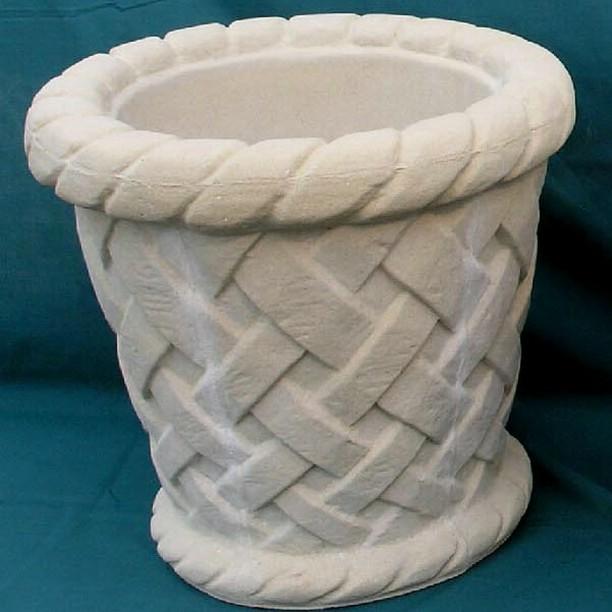 Woven Sandstone Planter