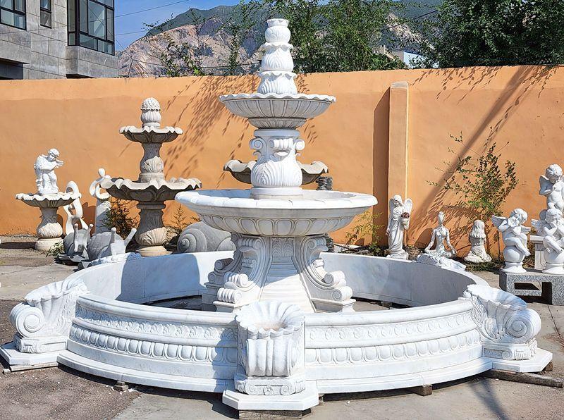 White Marble Grand Fountain