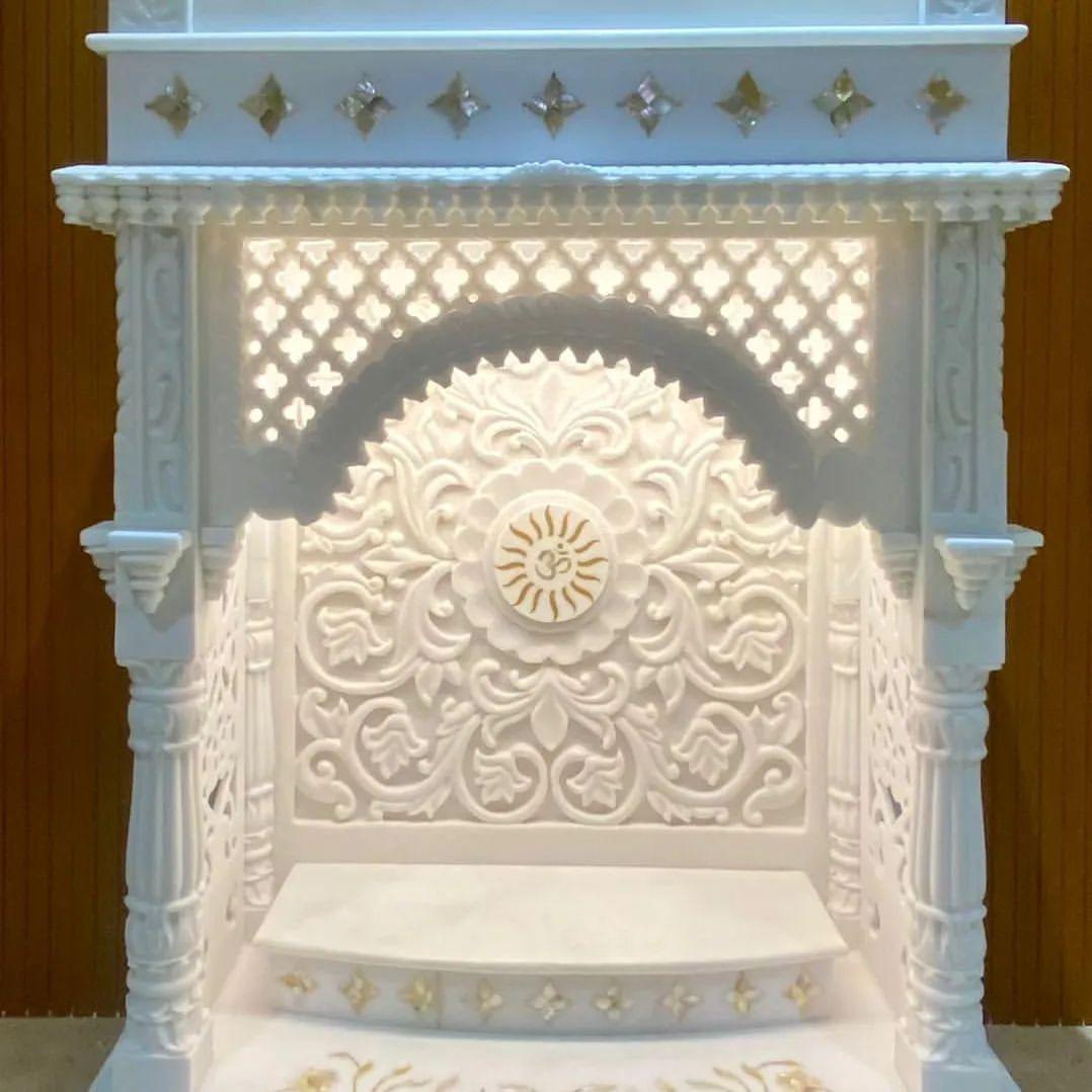 Illuminated Marble Temple Design