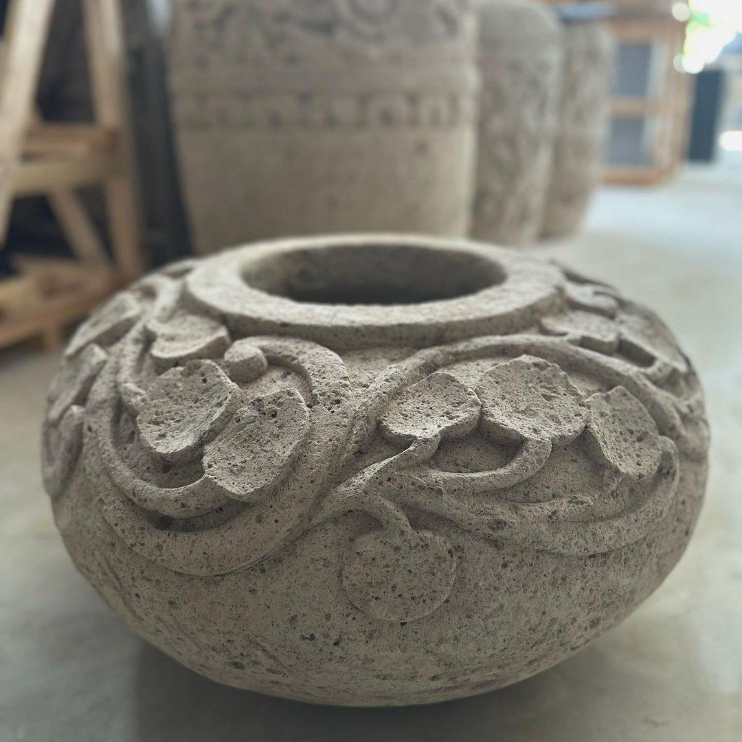 Bali Stone Planter - Image 2