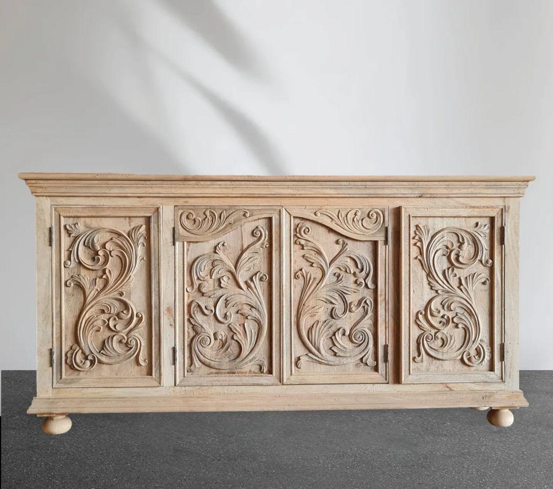 Ornate Wooden Sideboard