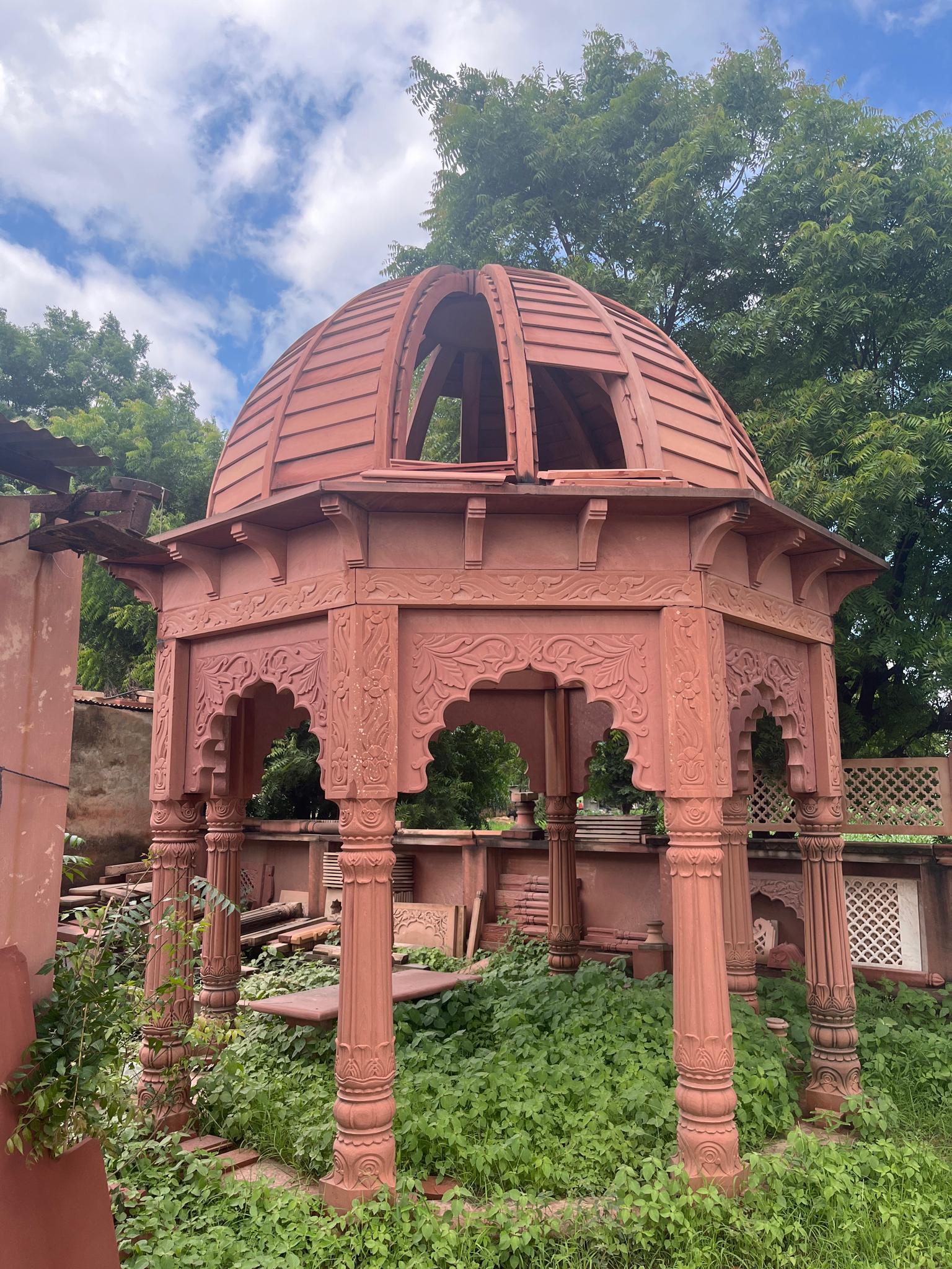 Grand Agra Red Sandstone Pavilion