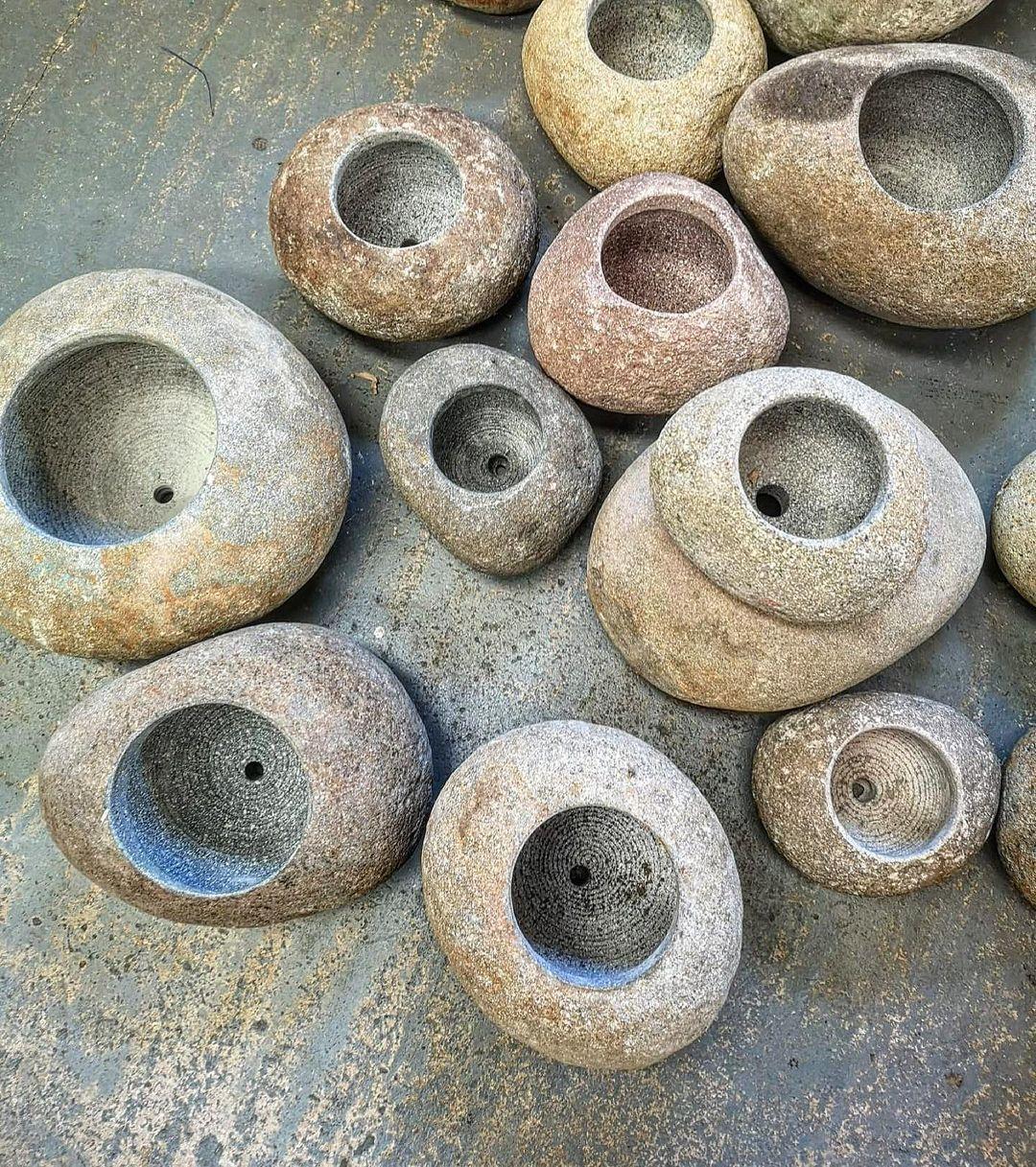 Pebble Bali Planter Set