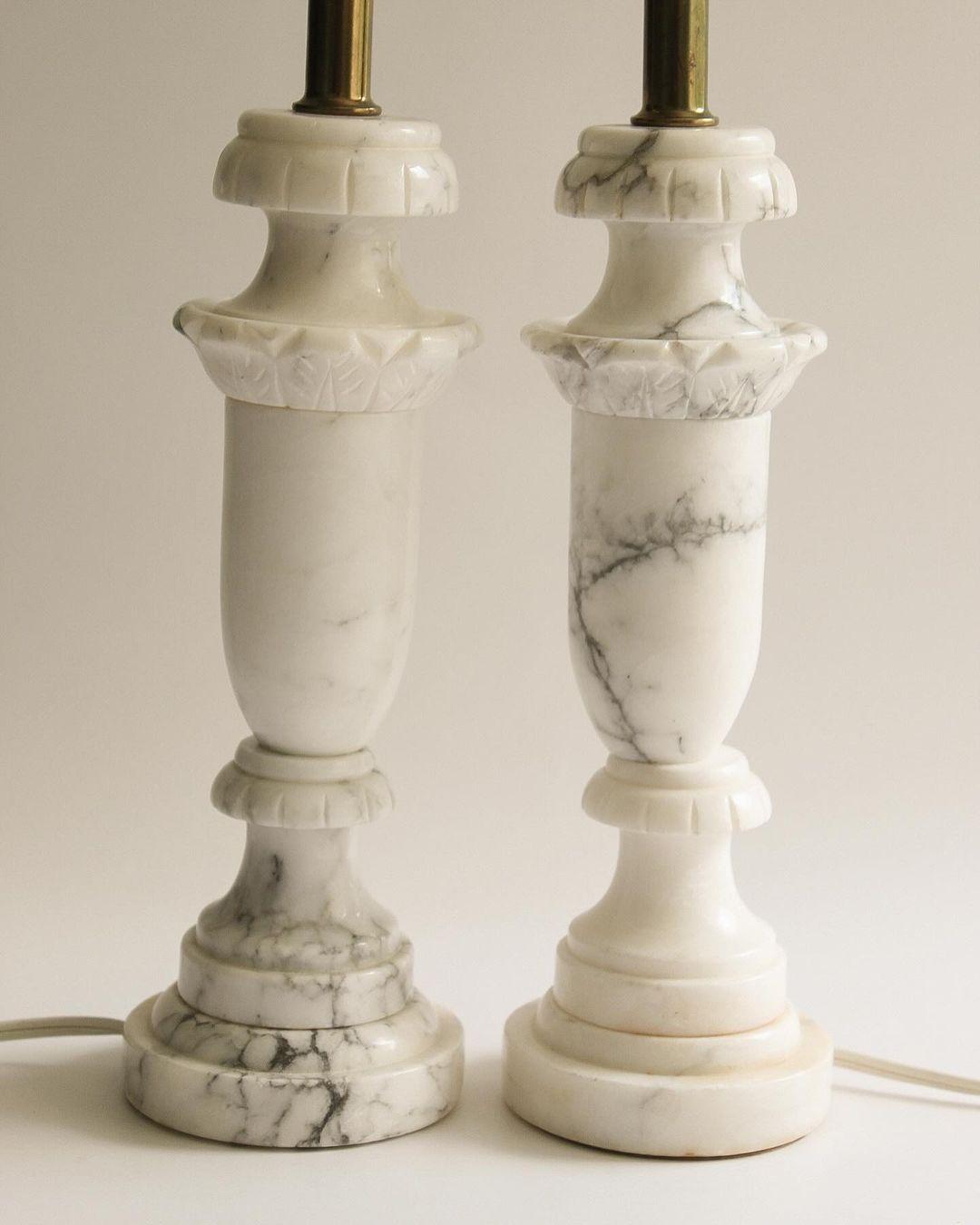 White Marble Classic Table Lamp - Image 5