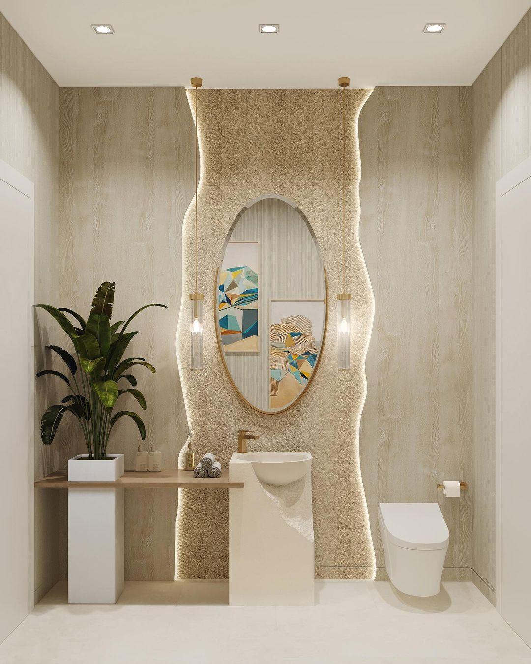 White Marble Modern Washbasin - Image 2