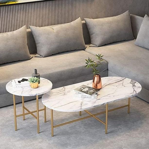 Modern Marble Coffee Table Set