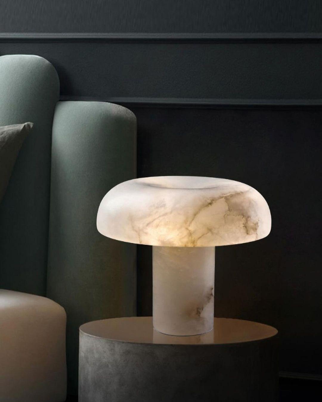 White Marble Modern Lamp