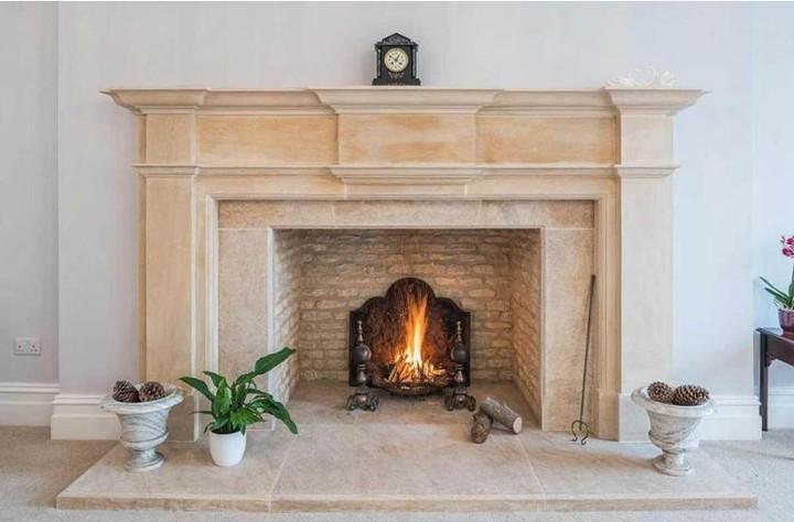 Sandstone Fireplace Mantel