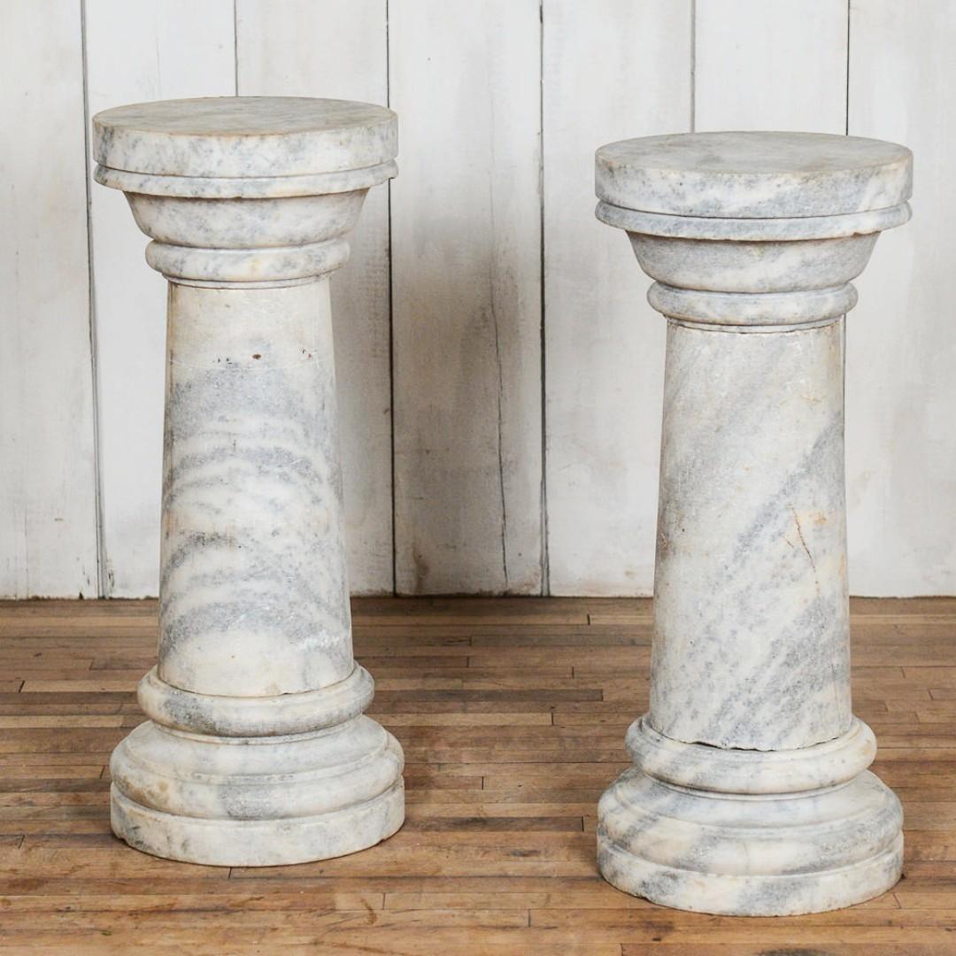 White Marble Pillars