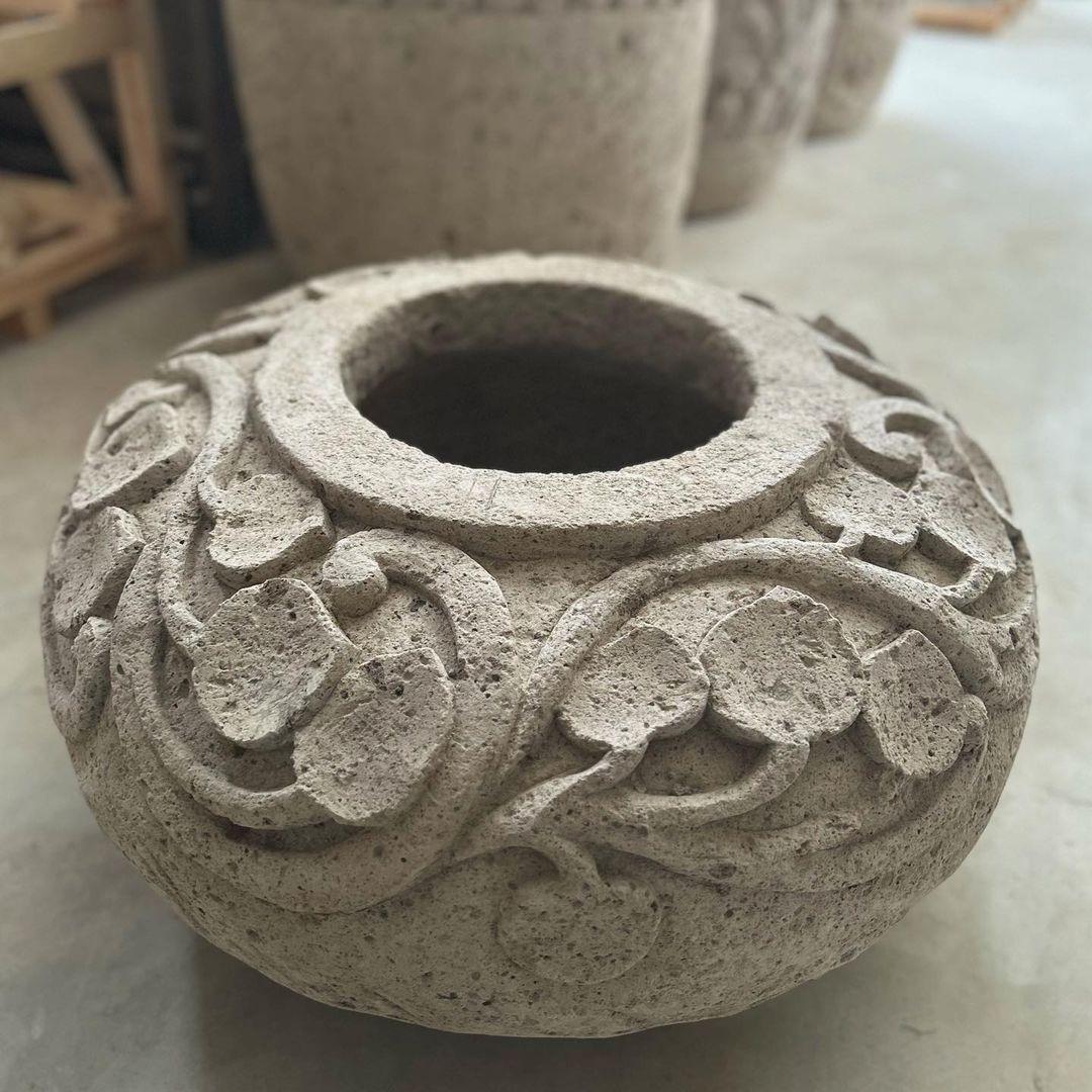Bali Stone Planter